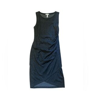 LEITH Elegant Sleeveless Black Dress